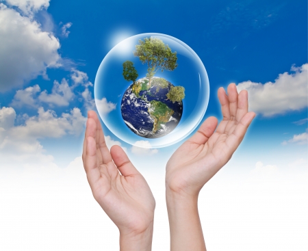 Saving worldの写真素材