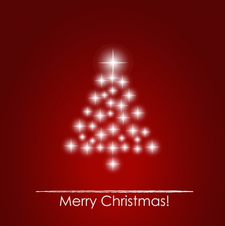 Christmas background with Christmas treeのイラスト素材