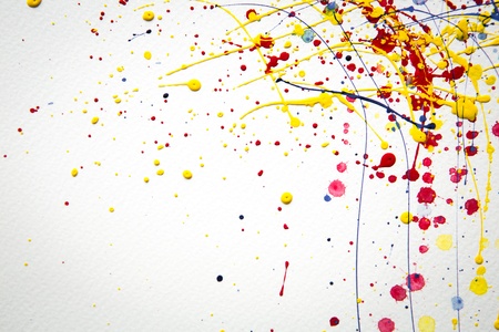 Abstract colorful  Splash watercolor backgroundの写真素材