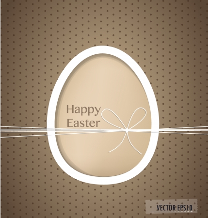 Easter egg, happy easter card. のイラスト素材