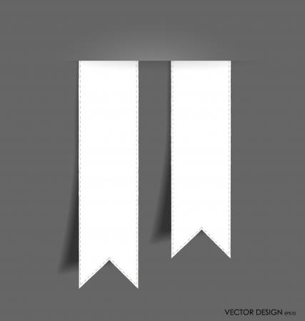 collection of ribbon.  Illustration.のイラスト素材