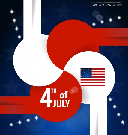 4th of July independence day background design.の写真素材