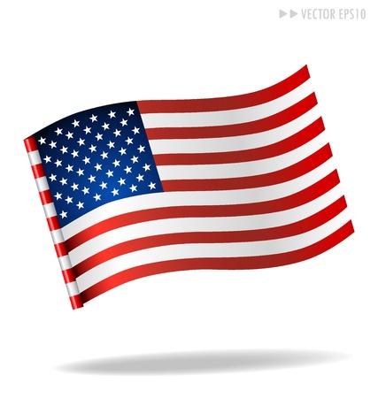 American Flag illustration.の写真素材