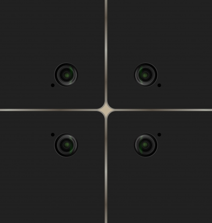 Camera lens shutterのイラスト素材