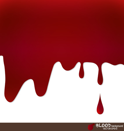 Blood dripping, blood background. Vector illustration.のイラスト素材