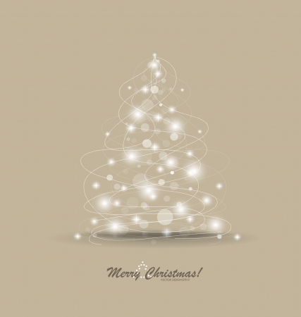 Christmas tree. Vector illustration.のイラスト素材