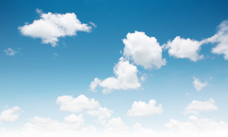 Cloud in blue sky