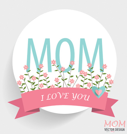 Notepaper with Floral bouquets and ribbonのイラスト素材