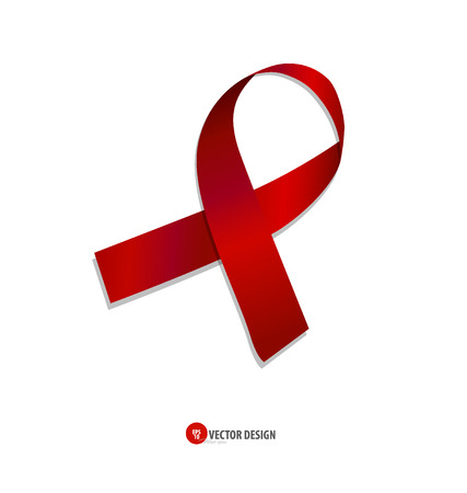 Red ribbons. のイラスト素材