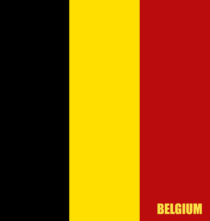 Belgium, Flags concept design. Vector illustration.のイラスト素材