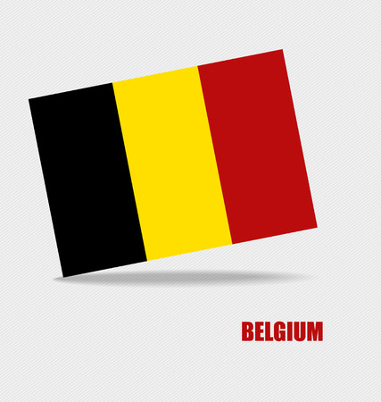 Belgium, Flags concept design. Vector illustration.のイラスト素材