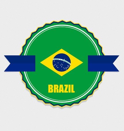 Brazil, Flags concept design. Vector illustration.のイラスト素材