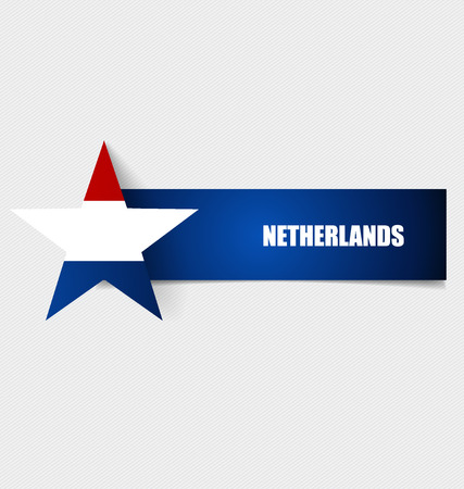 Netherlands, Flags concept design. Vector illustration.のイラスト素材