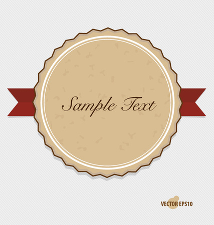 Sale Coupon, voucher, tag. Vintage Style template Design のイラスト素材