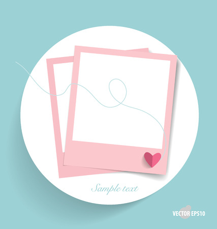 Photo frame, vector illustration.のイラスト素材