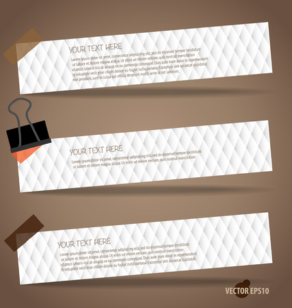 Note paper, ready for your message. Vector illustration.のイラスト素材