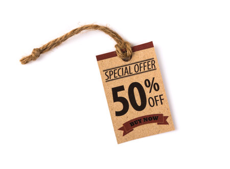 Sale Coupon, voucher, tag. Vintage Style