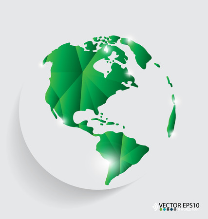 Modern globe design, vector illustration.のイラスト素材