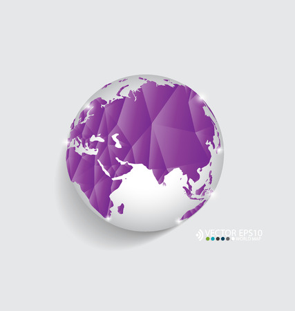 Modern globe design, vector illustration.のイラスト素材