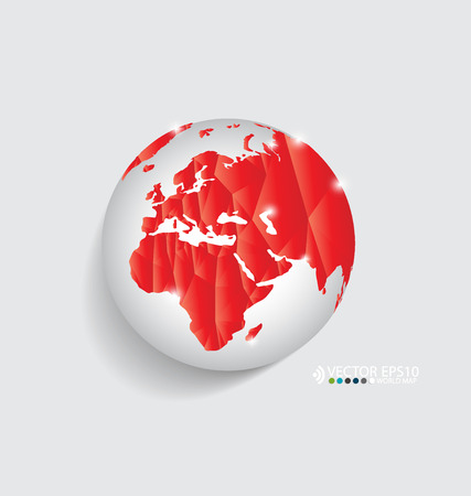 Modern globe design, vector illustration.のイラスト素材