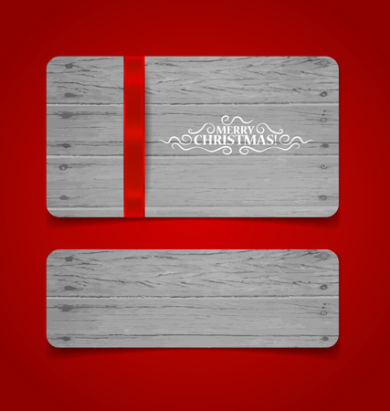 Merry Christmas gift card design , vector illustration.のイラスト素材