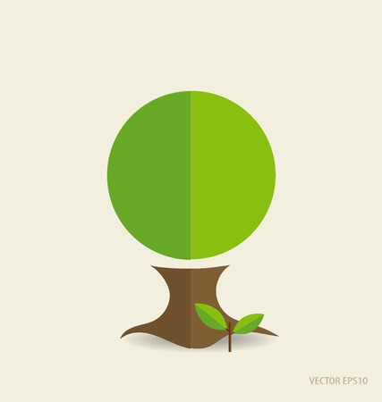 Stylized tree. のイラスト素材