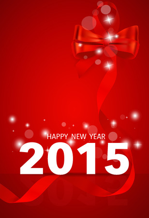 2015 Happy New Year. Vector illustration.の素材 [FY31034674098]