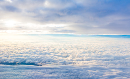 Cloud in blue sky