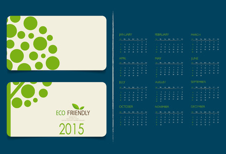 2015 calendar. Vector illustration.のイラスト素材