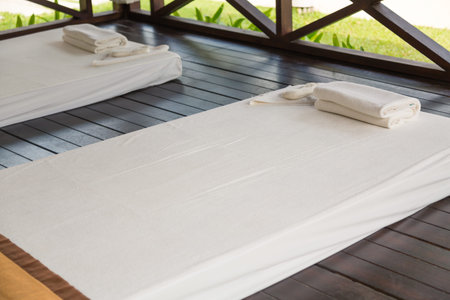 Spa Bedの写真素材