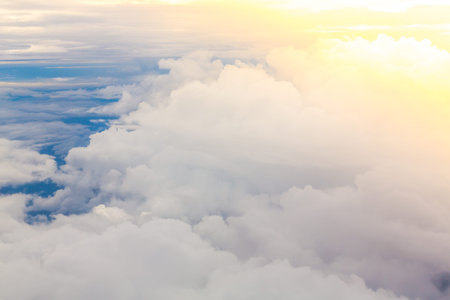 Cloud in blue sky