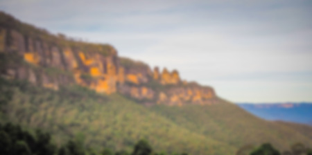 Abstract blur Mountainの写真素材