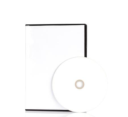 Blank compact disc mock upの写真素材
