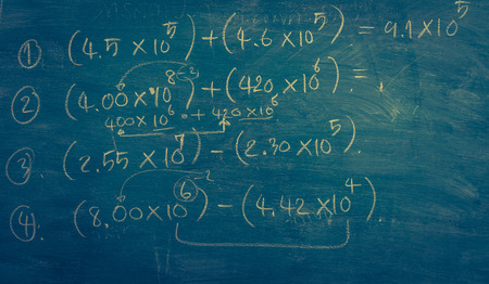 Blackboard , chalkboard texture ( Filtered image processed vintage effect. )の写真素材