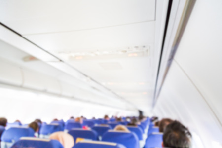 Abstract blur Plane cabinの写真素材