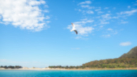 Abstract blur sea backgroundの写真素材