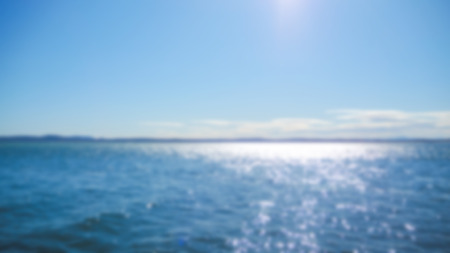 Abstract blur sea backgroundの写真素材