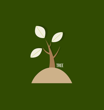 Abstract tree. Vector Illustration.のイラスト素材