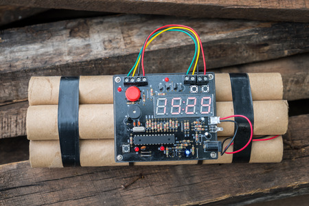 TNT time bombの写真素材