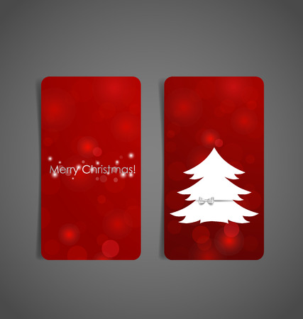 Christmas background with Christmas tree, vector illustration.のイラスト素材