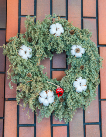 Christmas wreathの写真素材