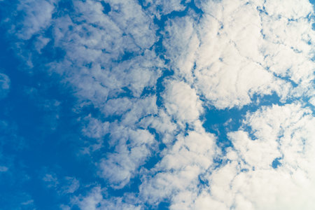 Cloud in blue sky