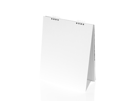 Blank desktop calendarの写真素材