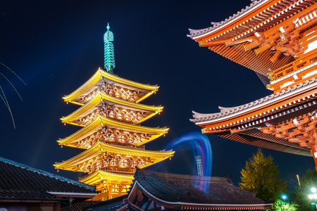 Sensoji-ji Temple in Asakusa Japanのeditorial素材