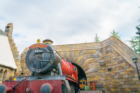 OSAKA, JAPAN - December 1, 2015: Universal Studios Japan (USJ). According to 2014 Theme Index Global Attraction Attendance Report, USJ is ranked fifth among the top 25 amusement parks worldwide.のeditorial素材