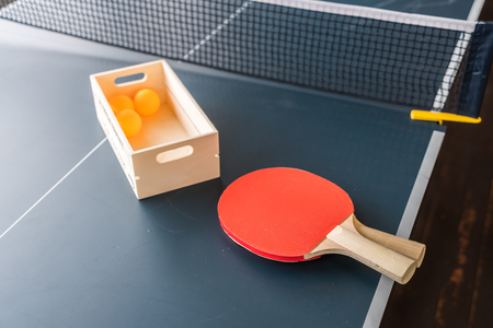 Table tennis or ping pongの写真素材
