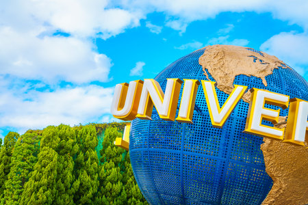 OSAKA, JAPAN - December 1, 2015: Universal Studios Japan (USJ). According to 2014 Theme Index Global Attraction Attendance Report, USJ is ranked fifth among the top 25 amusement parks worldwide.のeditorial素材