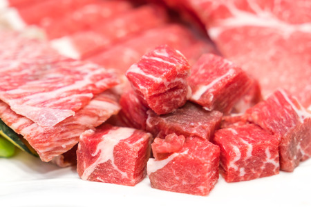 Raw fresh beefのeditorial素材