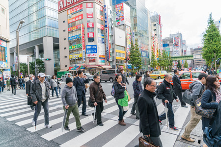 Tokyo, Akihabara. NOVEMBER 26, 2015.  Akihabara in tokyo. Akihabara gained the name Akihabara Electric Town for being a major shopping center for household electronic goods.のeditorial素材
