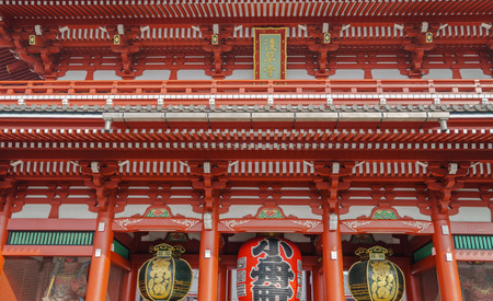 Sensoji-ji Temple in Asakusa Japanのeditorial素材
